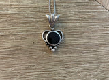 Sterling Silver Onyx Necklace