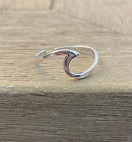 Sterling Silver Wave Toe Ring