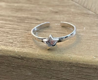 Sterling Silver Star Toe Ring
