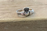 Sterling Silver Claddagh Toe Ring