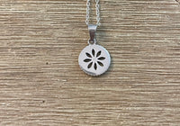 Sterling Silver Simple Mandala Necklace