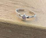 Sterling Silver Star Toe Ring